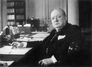 British Prime Minister Winston Churchill (IWM MH26392)
